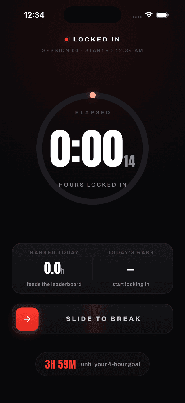 Resurrect lock-in screen